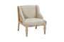 Nkuku Furniture Elbu Linen Armchair - Stone