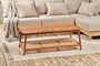 nkuku TABLES Erabar Acacia & Cane Coffee Table