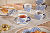 nkuku TABLEWARE Eshani Cup & Saucer - Indigo