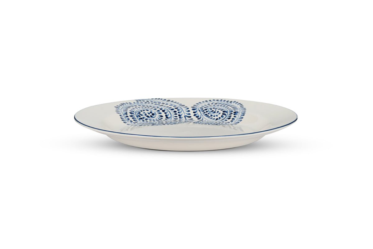 nkuku TABLEWARE Eshani Dinner Plate - Indigo