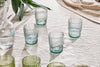 nkuku GLASSWARE Fali Tumbler - Blue - Set of 4