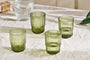 nkuku GLASSWARE Fali Tumbler - Olive - Set Of 4