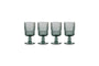 nkuku GLASSWARE Fali Wine Glass - Blue - Set of 4