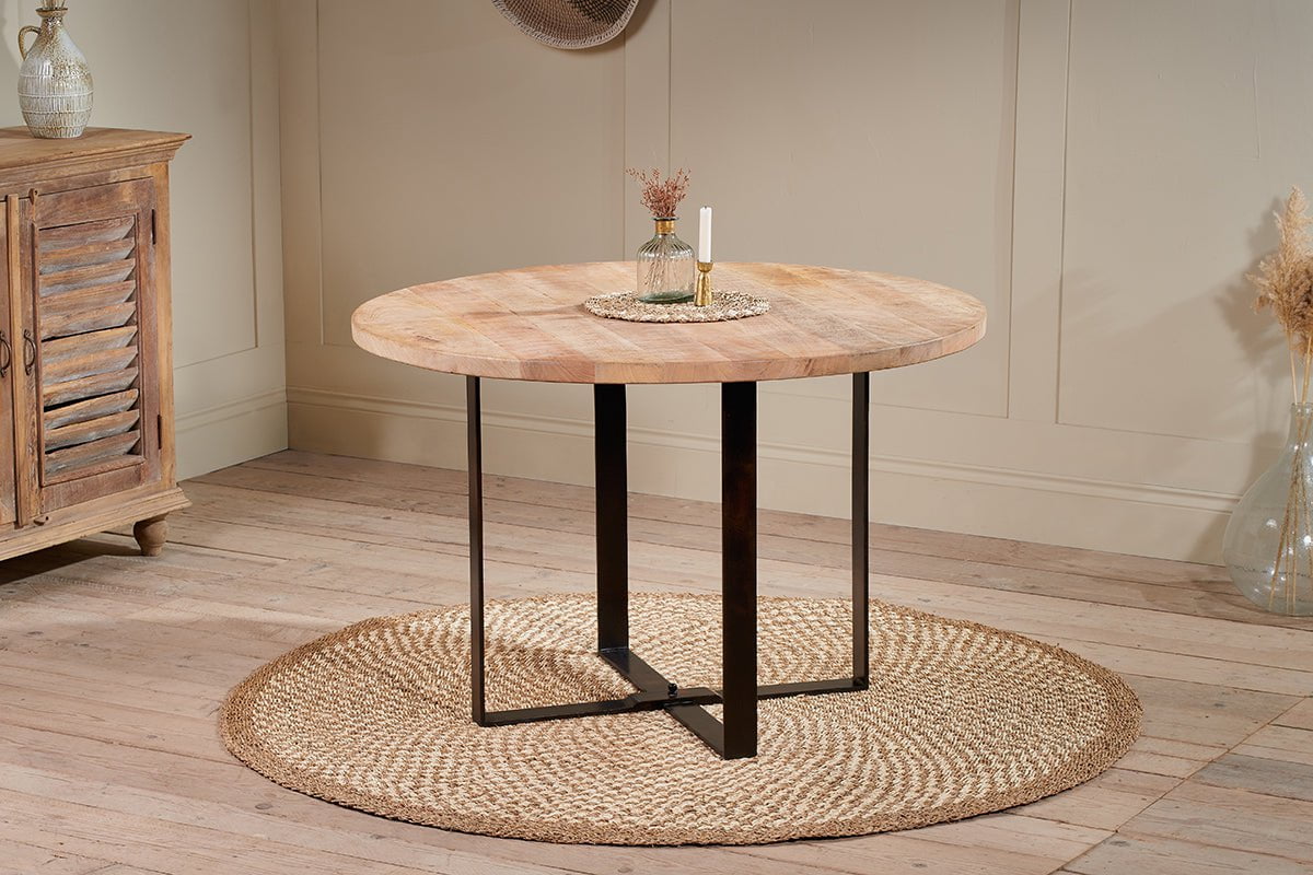 nkuku TABLES Fia Round Dining Table