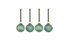 nkuku CHRISTMAS DECORATIONS Hara Baubles - (Set of 4)