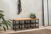 Nkuku Furniture Hasa Industrial Storage Bench