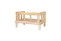 nkuku PET Hatira Mango Wood Pet Bed - Natural - Medium