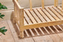 nkuku PET Hatira Mango Wood Pet Bed - Natural - Medium