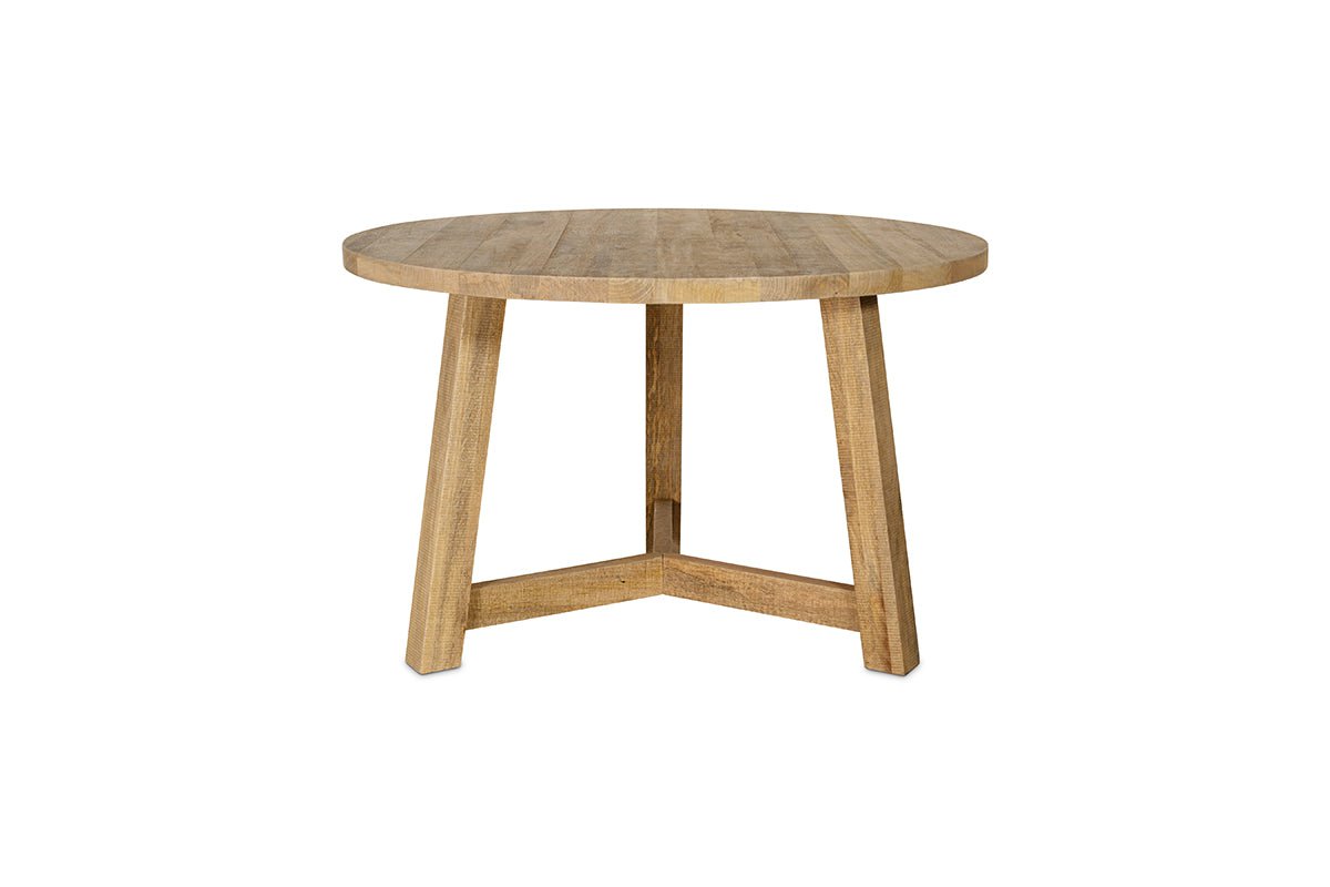 Nkuku TABLES Indali Mango Wood Round Dining Table