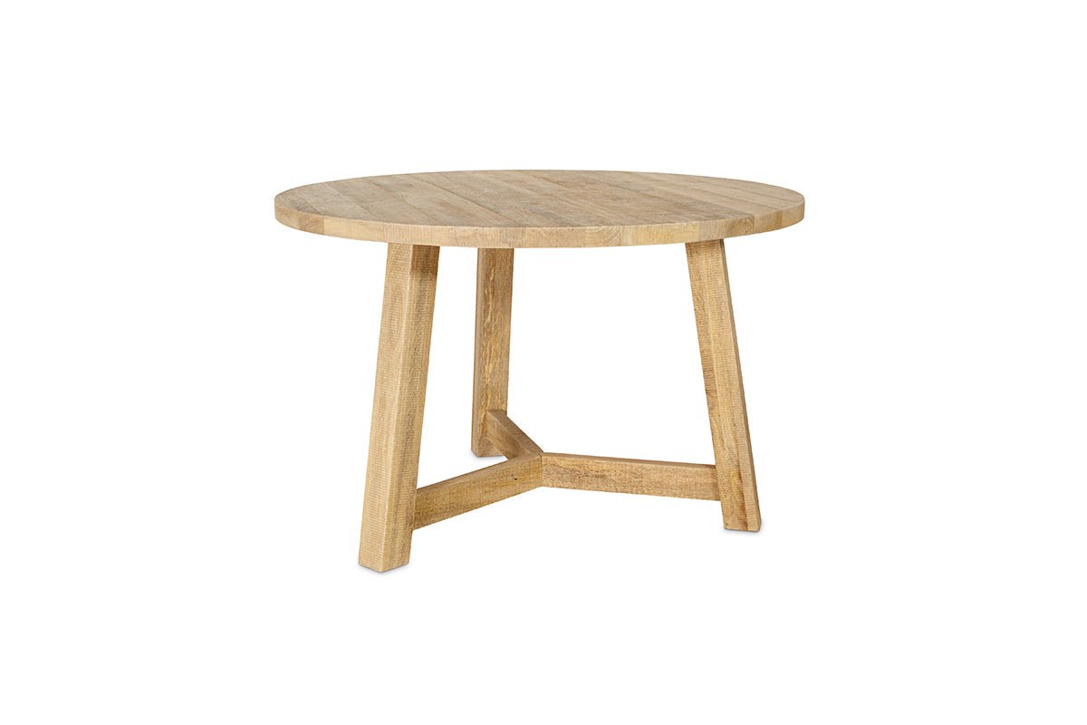 Nkuku TABLES Indali Mango Wood Round Dining Table