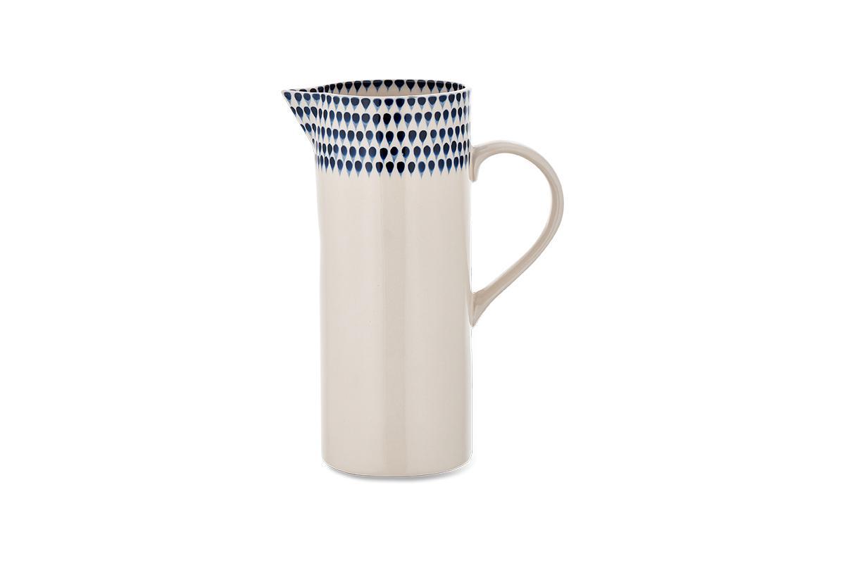 Nkuku Tableware Indigo Drop Jug