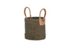 Nkuku Storage & Baskets Indra Coil Basket - Charcoal