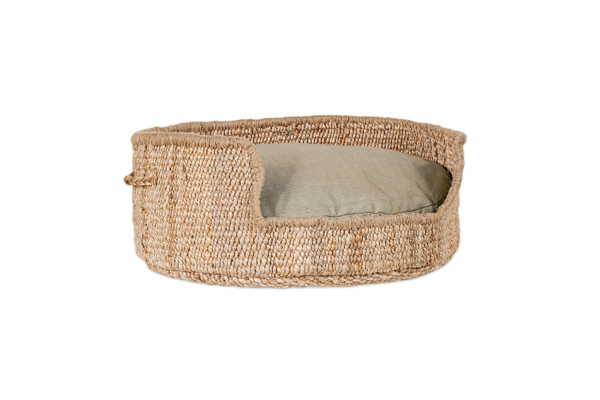 nkuku PET Jaiyuh Hemp Pet Bed
 - Natural - Large