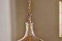 Nkuku LIGHTS Kalsi Recycled Glass Pendant Light - Lustre - Large