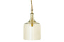 Nkuku LIGHTS Kalsi Recycled Glass Pendant Light - Lustre - Large