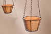 nkuku VASES & PLANTERS Kappil Terracotta And Wire Hanging Planter