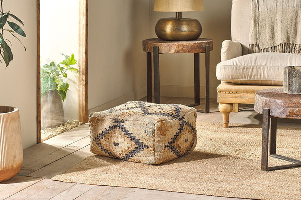 Nkuku FURNITURE Kesu Kilim Pouf - Small