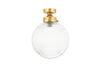 nkuku LIGHTS Konnie Bathroom Ceiling Lamp Globe - Clear