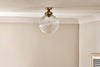 nkuku LIGHTS Konnie Bathroom Ceiling Lamp Globe - Clear