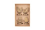 Nkuku KITCHEN & DINING ACCESSORIES Leaf Brass Place Card Holders