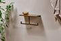 nkuku STORAGE & HANGING ACCESSORIES Mahi Wall Mounted Toilet Roll Holder