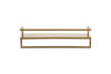 nkuku STORAGE & HANGING ACCESSORIES Mahi Wall Shelf With Towel Rail