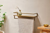 nkuku STORAGE & HANGING ACCESSORIES Mahi Wall Shelf With Towel Rail