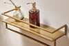 nkuku STORAGE & HANGING ACCESSORIES Mahi Wall Shelf With Towel Rail