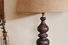 Nkuku LAMPS AND SHADES Manua Wood Table Lamp