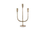 Nkuku Candle Sticks Mbata Brass Candelabra - Antique Brass