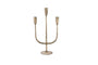 Nkuku Candle Sticks Mbata Brass Candelabra - Antique Brass