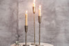 Nkuku Candle Sticks Mbata Brass Candlestick - Antique Brass