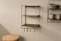 Nkuku STORAGE FURNITURE Meghana Iron Shelf With Hooks