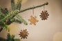 Nkuku CHRISTMAS DECORATIONS Mitali Mango Wood Decorations - Set Of 3