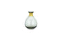 Nkuku Vases & Planters Miza Mini Glass Vase - Smoke