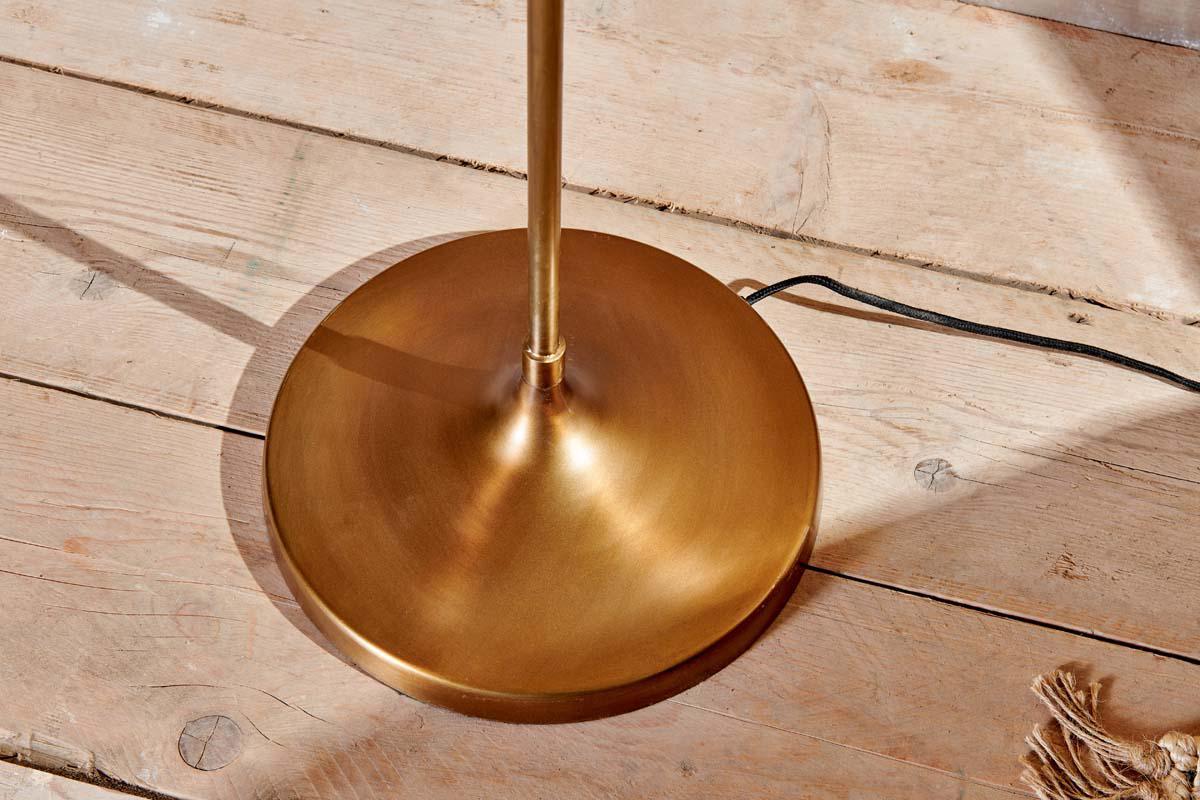 Nkuku Lighting Muturi Floor Lamp - Antique Brass