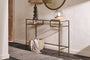 Nkuku TABLES Nakuru Iron & Glass Console Table