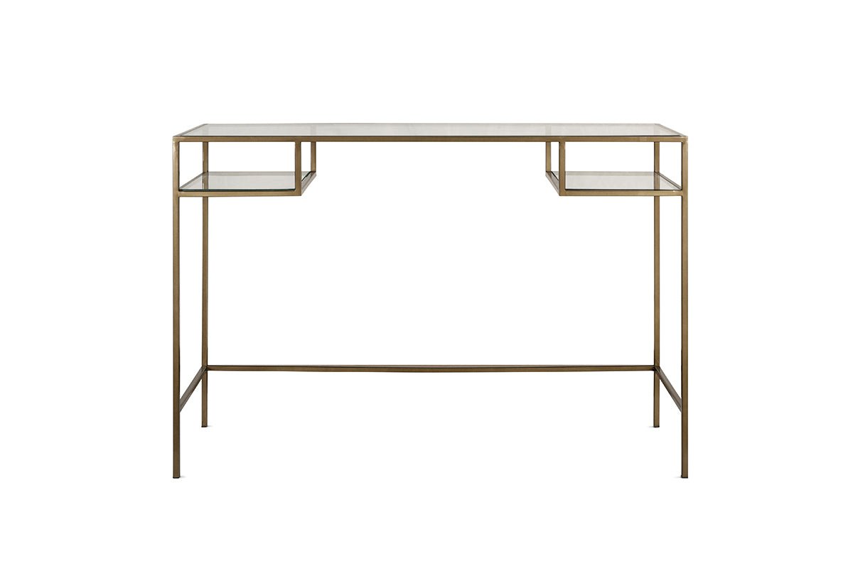 Nkuku TABLES Nakuru Iron & Glass Console Table