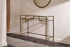 Nkuku TABLES Nakuru Iron & Glass Console Table