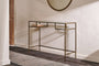 Nkuku TABLES Nakuru Iron & Glass Console Table