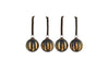 nkuku CHRISTMAS DECORATIONS Nalguna Baubles - (Set of 4)