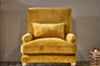 Nkuku FURNITURE Nalla Velvet Armchair - Ochre