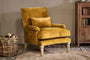 Nkuku FURNITURE Nalla Velvet Armchair - Ochre