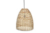 Nkuku Lighting Noko Natural Wicker Conical Pendant - Medium