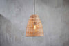 Nkuku Lighting Noko Natural Wicker Conical Pendant - Medium