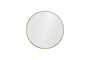 nkuku MIRRORS WALL ART & CLOCKS Olena Round Mirror