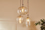 nkuku LIGHTS Otoro Statement Recycled Glass Cluster Pendant