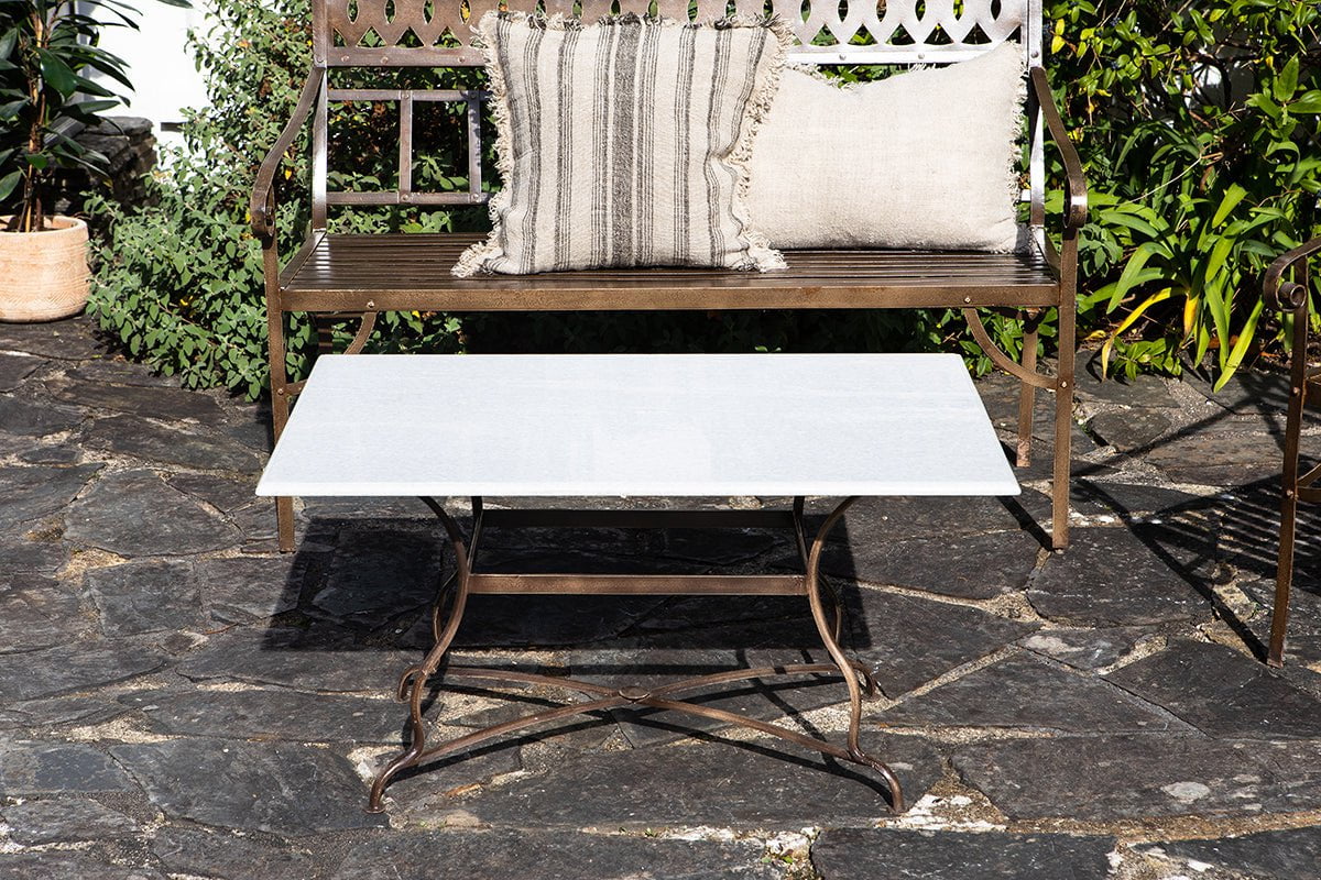 nkuku OUTDOOR LIVING Parwaha Marble Coffee Table