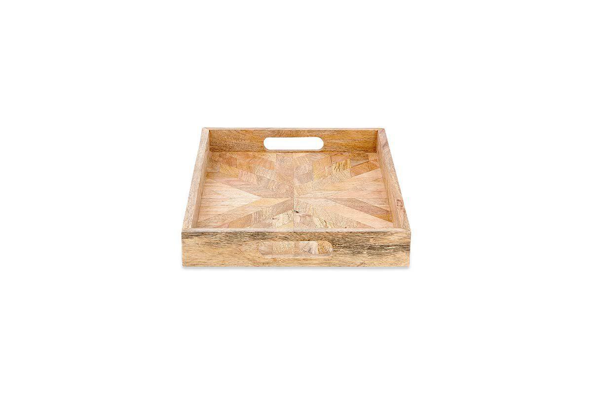 Nkuku Serveware Pawi Mango Wood Tray Rectangle