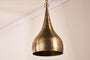 nkuku LIGHTS Quinn Hammered Metal Pendant - Small